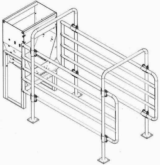 Milking Machine – Milking Systems - Milking Equipment - 5750004 - Feed St. W/Side Walls (Galv) - Herd Management - Automatic Feeding
