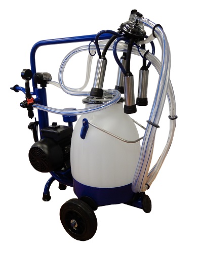 Milking Machine – Milking Systems - Milking Equipment - 6039006 - PMMKit EPV170 5L 220V50Hz 1Arm 1COW - Ведро & Молокопровод - Portable milking machines