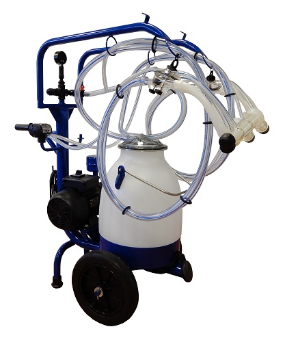 Milking Machine – Milking Systems - Milking Equipment - 6039008 - PMMKit EPV170 5L 220V50Hz 2Arms 2Goats Vanguard - Ведро & Молокопровод - Portable milking machines